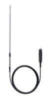 0618-7072 Testo PT100 Needle PT100 Temperature Probe, 200mm Length, 6mm Diameter, 400 °C Max