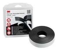 3m-sj354b-25mm-x25m 3M Black Hook & Loop Tape, 25mm x 2.5m