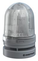46142060 Werma 461 Series Clear Sounder Beacon, 115 → 230 V, IP65, Wall Mount, 98dB at 1 Metre