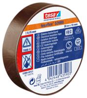 53988-00121-00 Tesa 53988 Brown Soft PVC Electrical Insulation Tape, 19mm x 20m