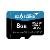 ex8gusdv30-ptde Exascend 8 GB Industrial MicroSDHC Micro SD Card, A2, Class 10, UHS-1 (U3), V30