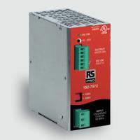 192-7572 RS PRO Switched Mode DIN Rail Power Supply, 90 → 132 V ac / 187 → 264 V ac / 270 → 345V dc ac, dc
