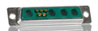 fm9w4s-k121-1731070062 FCT from Molex FM 9 Way Panel Mount D-sub Connector Socket, 2.84mm Pitch
