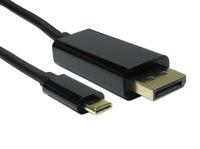 192-4682 RS PRO Male USB C to Male DisplayPort, PVC  Cable, 4K, 5m