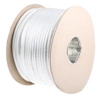 775-6132 RS PRO 3183Y 1.5 mm² 3 Core Power Cable, H05VV-F, White PVC, 100m