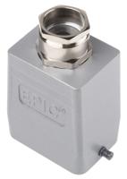 1295450070020200 EPIC H-BE Heavy Duty Power Connector Hood, 6 Contacts, PG21 Thread, Top Entry