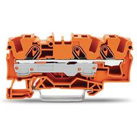 2006-1302 WAGO  TOPJOB S Series Orange, 6mm², 1-Level, Push In Termination, ATEX, CSA, IECEx