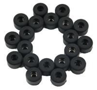 136-8970 RS PRO Rubber Feet for Use with Extruded Aluminium Enclosures, 16 x 10mm