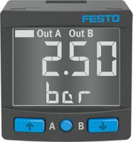 span-p10r-q4-pn-pn-l1 Festo Pressure Sensor, 30V dc, IP40 10bar