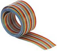 09180507005 Harting Flat Ribbon Cable, 50-Way, 1.27mm Pitch, 30m Length