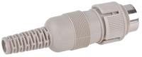 930966517-mas-6100 Hirschmann, MAS 6 Pole Din Plug, DIN 45322, 4A, 34 V ac/dc IP30, Screw Lock, Male, Cable Mount