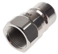 745-4713 RS PRO Steel Male Hydraulic Quick Connect Coupling, BSP 1 Male