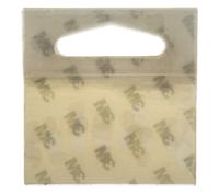 1075 3M 50.8 x 50.8 mm Clear Adhesive Hanger x 50
