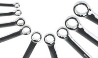 487-179 RS PRO 9-Piece Spanner Set, 6 → 19 mm, Chrome Vanadium Steel