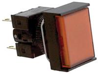 a165l-jrm-24d-2 Omron A16 Series Illuminated Push Button, Panel Mount, 16mm Cutout, DPDT, IP65