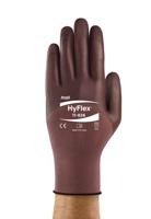 11926100 Ansell 11-926 Purple Nylon Nylon Work Gloves, Size 10, Nitrile Coating