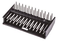 280522-1 TE Connectivity AMPMODU MOD II Series Right Angle Through Hole PCB Header, 24 Contact(s), 2.54 mm Pitch, 2 Row, Shrouded
