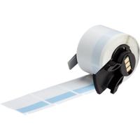 m6-32-427-bl Brady B-427 Blue, Transparent Label, 38.10mm Width, 12.70mm Height, 250 Qty