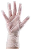 829-5152 RS PRO Clear No Vinyl Disposable Gloves, Size 8, Medium, 100 per Pack
