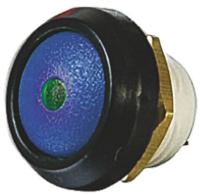 48-1-rb-g-bl-b ITW Switches 48 Series Illuminated Push Button Switch, Momentary, Panel Mount, 13.6mm Cutout, SPST, Green LED, 48V dc,