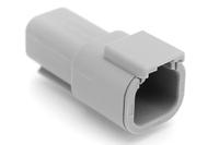 atm04-4p Amphenol Industrial, ATM Automotive Connector Socket Grey Cable Mount 4 Way, Crimp Termination ATM04-4P