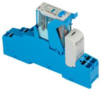 4cp190240050spa Finder 4C Series Interface Relay Module, DIN Rail Mount, 24V dc Coil, SPDT, 1-Pole, 10A Load