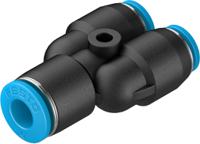 qsy-6-4 Festo QSY Series Y Tube-to-Tube Adaptor, Push In 6 mm to Push In 4 mm, Tube-to-Tube Connection Style, 153153