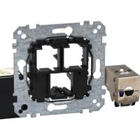 mtn4576-0021 Schneider Electric Grey, 1 Gang, Merten Inserts