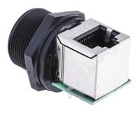 111-6747 RS PRO RJ45 Female 90° Coupler, Cat5e, Shielded