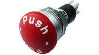 b1e05-h620r-f11 Deca B1E Series Push Pull Emergency Stop Push Button, Panel Mount, 22mm Cutout, 1 NC, 1NO, IP65