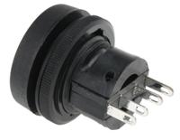 76-9114439088 ITW Switches 76-91 Series Push Button Switch, Momentary, Panel Mount, 22.5mm Cutout, SPDT, Clear LED, 250V ac, IP67