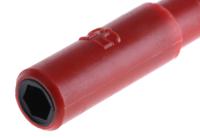 05005300001 Wera Hexagon Nut Driver, 5.5 mm Tip, VDE/1000V, 125 mm Blade, 223 mm Overall