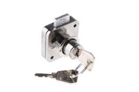 5665532 Euro-Locks a Lowe & Fletcher group Company Sliding Door Lock, 22mm Panel-to-Tongue, 17mm Cutout, Key Unlock