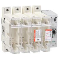 gs2qq4 Schneider Electric Fuse Switch Disconnector, 4 Pole, 400A Max Current, 400A Fuse Current