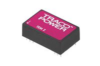 tem-2-2412 TRACOPOWER TEM 2 DC-DC Converter, 12V dc/ 165mA Output, 21.6 → 26.4 V dc Input, 2W, Through Hole, +70°C Max Temp
