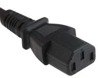 123-0962 RS PRO Straight IEC C13 Socket to Straight IEC C14 Plug Power Cord, 5m