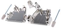 mhdssk-m-25-l-k MH Connectors MHDSSK-T/M Series ABS Angled, Straight D Sub Backshell, 25 Way, Strain Relief