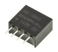 ro-1205s Recom RO DC-DC Converter, 5V dc/ 200mA Output, 10.8 → 13.2 V dc Input, 1W, Through Hole, +85°C Max Temp -40°C