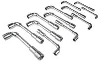 modm75pb Facom Hex Tubular Box Spanner Set, 7 - 8 - 9 - 10 - 11 - 12 - 13 - 14 - 15 - 16 - 17 - 18 - 19 mm Tip