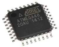 atmega48-20au Microchip ATMEGA48-20AU, 8 bit AVR, ATMEGA48 Microcontroller, 20 MHz, 4kB FLASH, 32-Pin TQFP