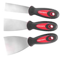 237j1 Facom Stainless Steel Comfort Grip Spatulas, 3 piece