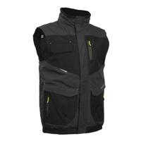 1206-n-l Nine worths ALI Black Water Repellent Men's Gilet, L