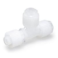 lq1t2a SMC LQ1 Series Union Tee, 1/4 in to 1/4 in, Tube-to-Tube Connection Style, LQ1T2A