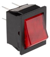 c1353aanab Arcolectric (Bulgin) Ltd Illuminated DPST, On-Off Rocker Switch Panel Mount
