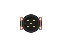 364767-e ERNI Circular Connector, 5 Contacts, Board, M12 Connector, Plug, Male, M12 Connector Series