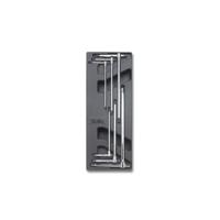 t68 BETA 6 piece T Shape Metric Hex Key Set, 2.5 → 8mm
