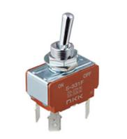 s331f NKK Switches Toggle Switch, Panel Mount, On-Off, DPST, Quick Connect Terminal, 30 V dc, 125V ac