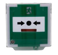 192-4551 RS PRO Green Emergency exit unlocking box, Button Operated, Resettable, 25 x 85 x 85mm