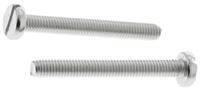 130-612 RS PRO Slot M3 Pan A2 304 Stainless Steel Machine Screws DIN 85 x 25.0mm