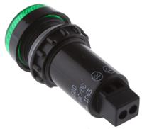 951ggod Sloan Green Panel Mount Indicator, 24V, 22mm Mounting Hole Size, IP65